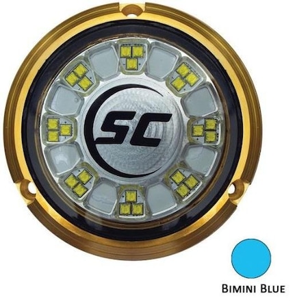 Shadow-Caster 24 Leds Bronze Underwater Marine Light - Bimini Blue SHDSCR-24-BB-BZ-10